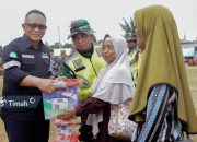 Kolaborasi dengan TNI Kodim 0413, Mobil Sehat PT Timah Pelayanan Kesehatan Gratis Bagi Warga Desa Namang