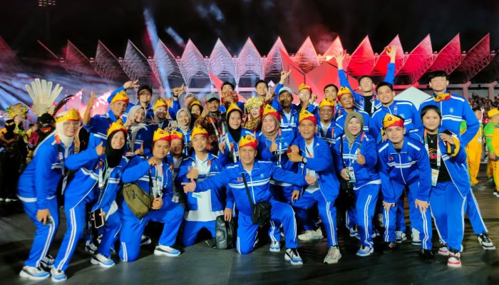 Kontingen Provinsi Bangka Belitung Ikuti Pembukaan PON 2024 di Aceh