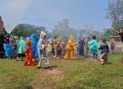 Seru Banget, PT Timah Edukasi Bahaya Api Bagi Puluhan Anak-anak TK Santa Maria Mentok