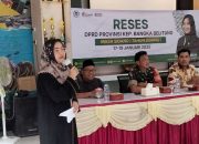 Reses DPRD Babel, Syarifah Amelia Serap Aspirasi Masyarakat Selat Nasik