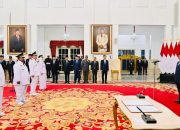 Presiden Tekankan Pemberantasan Penyelundupan Timah saat Lantik Gubernur Babel
