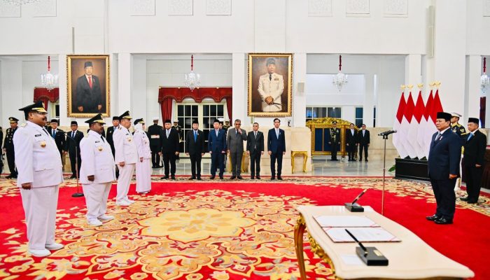 Presiden Tekankan Pemberantasan Penyelundupan Timah saat Lantik Gubernur Babel