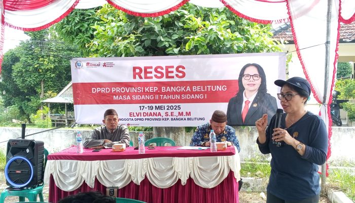 Elvi Diana Soroti Aset Terbengkalai dan Infrastruktur Rusak saat Reses di Muntok