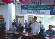 Reses di Merawang, Agam Dliya Ul-Haq Serap Aspirasi Soal Kesehatan, Pendidikan, dan Ketenagakerjaan