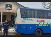 Mobil Sehat PT Timah Datangi Desa Ibul, Ratusan Warga Antusias Bisa Berobat Gratis dan Lebih Dekat