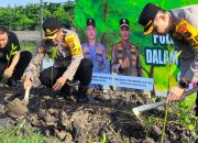 Peringati HUT ke-79 Bhayangkara, Polresta Pangkalpinang Tanam 200 Bibit Pohon Serentak Hari Ini