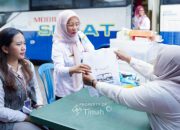 HUT Ke-49 PT Timah, Ratusan Warga Antusias Ikuti Layanan Gratis Mobil Sehat di Bangka