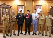 Gubernur Babel Lepas Dua Pelajar Terbaik sebagai Paskibraka Nasional 2025