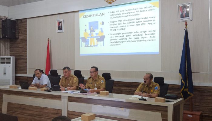 Pemkot Pangkalpinang Kick Off Program PPSP 2025, Fokus Atasi Masalah Sanitasi dan Atap Asbes