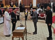 Agung Setiawan Resmi Dilantik Gantikan Almarhum Tarmizi Sebagai Anggota DPRD Babel