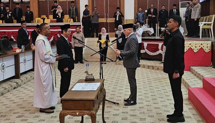 Agung Setiawan Resmi Dilantik Gantikan Almarhum Tarmizi Sebagai Anggota DPRD Babel