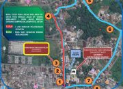 Satlantas Polresta Pangkalpinang Lakukan Pengalihan Arus Jelang Debat Kandidat Pilwako 2025