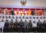 Gubernur Babel Kukuhkan 30 Anggota Paskibraka dan Lantik Duta Pancasila