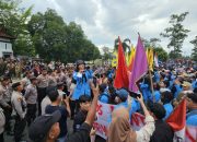 Ratusan Mahasiswa Aksi Sampaikan 10 Tuntutan, Gubernur dan Ketua DPRD Babel beserta Forkopimda Turun Temui Langsung