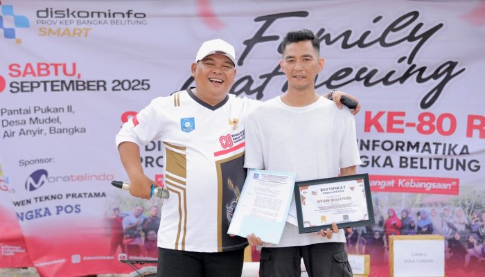 Plt Kadiskominfo Babel Hadiahkan Tambahan TPP Sebulan bagi Pemenang Sayembara Logo SMART