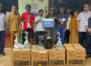 PT Timah Tbk Salurkan Mesin Ketinting untuk Nelayan Korban Kecelakaan Laut di Belitung Timur