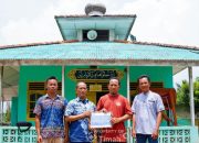PT Timah Tbk Bantu Lanjutkan Pembangunan Masjid Al-Barokah di Pemali