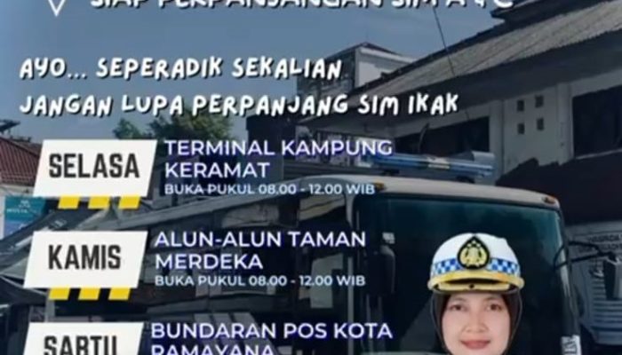 Satlantas Polresta Pangkalpinang Hadirkan Layanan Bus SIM Keliling, Mudahkan Warga Perpanjang SIM A dan C