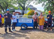 Layanan Makin Cepat, Bank Sampah Basayan Berseri Terima Motor Sampah dari PT TIMAH Tbk
