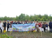 Komitmen Pelestarian Ekosistem Pesisir, PT TIMAH Tbk Tanam 5000 Bibit Mangrove di Pantai Takari