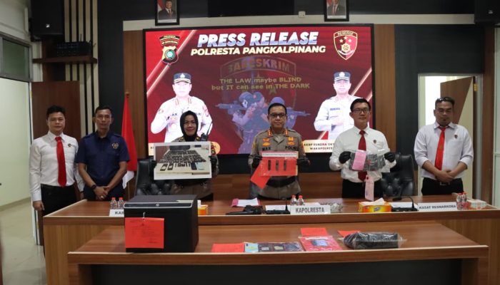 Residivis Narkotika Ditangkap, Polresta Pangkalpinang Bongkar Peredaran Catridge Vape Berisi Narkoba Jaringan Internasional