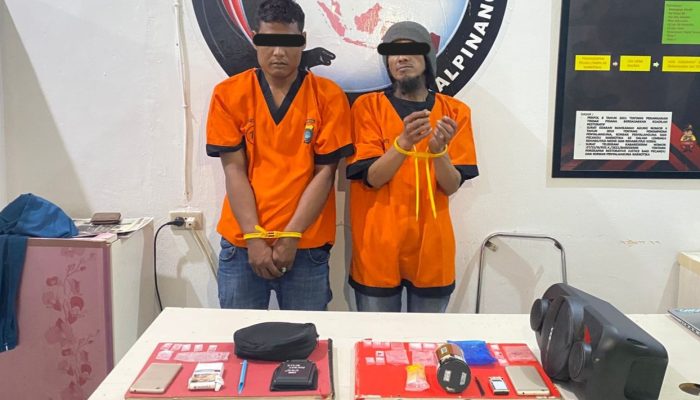 Operasi Tengah Malam, Polisi Amankan 8,78 Gram Sabu dari Dua Pria di Gedung Nasional