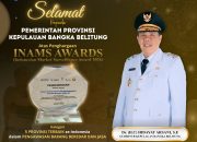 Pemprov Babel Raih INAMS Award 2026, Masuk 5 Provinsi Terbaik Nasional