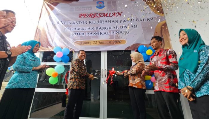 Kantor Kelurahan Pasir Garam Diresmikan, Wali Kota Tekankan Peningkatan Layanan Publik