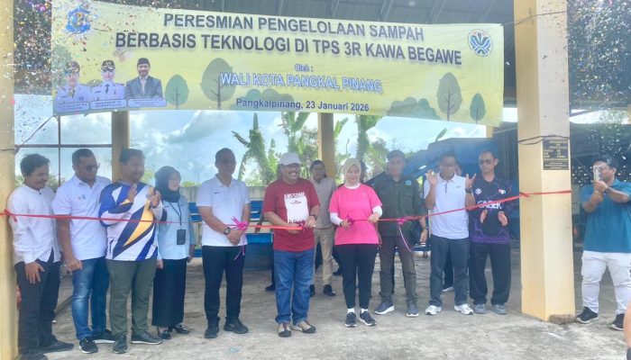 TPS3R Pangkalpinang Kembali Beroperasi, Siap Olah 10 Ton Sampah per Hari
