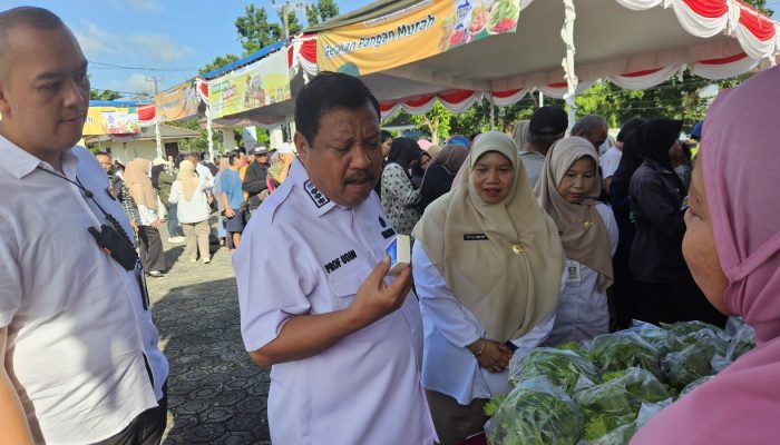 Gerakan Pangan Murah di Gabek, Wali Kota Pangkalpinang Pastikan Harga Terkendali