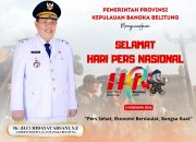 HPN 2026, Gubernur Babel Beri Apresiasi Insan Pers