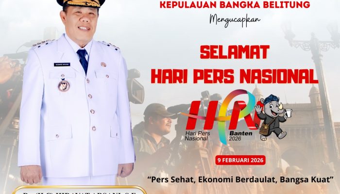 HPN 2026, Gubernur Babel Beri Apresiasi Insan Pers