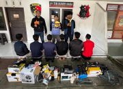 Curi Barang Perusahaan sejak 2025, 6 Pegawai Diamankan Tim Buser Naga Polresta Pangkalpinang