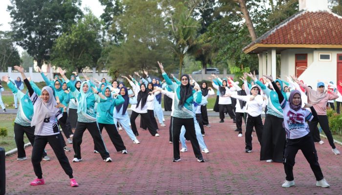 TP-PKK Babel Implementasikan Inovasi “Gebrakan Si Emak”, Diawali Program Senam Berani