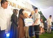 Sambut Idulfitri, PT TIMAH  Serahkan Ratusan Paket Sembako di Bangka Selatan