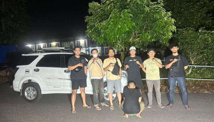 Gadaikan Mobil Rental Tanpa Izin, Lima Orang Diamankan Satreskrim Polresta Pangkalpinang