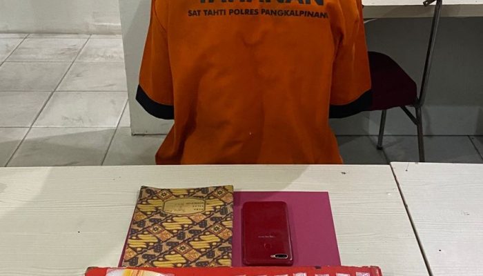 Polresta Pangkalpinang Tangkap Pengedar Sabu dengan Barang Bukti 15,05 Gram