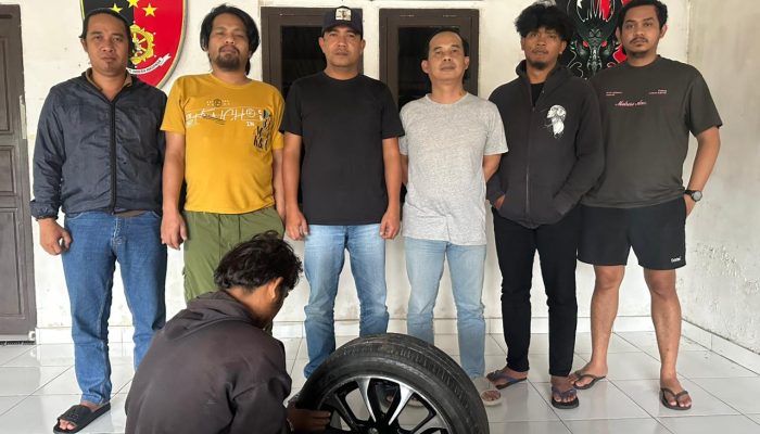 Mahasiswa di Pangkalpinang Curi Velg Mobil, Gandeng Paman untuk Jual Hasil Curian