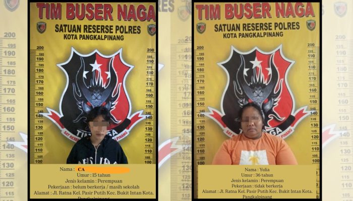 Ibu dan Anak di Pangkalpinang Kepergok Bobol Rumah Tetangga hingga 5 Kali, Aksi Terekam CCTV