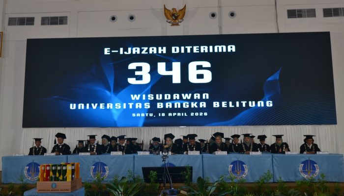 UBB Wisuda 346 Lulusan, Tekankan Daya Saing Global dan Peran Agen Perubahan