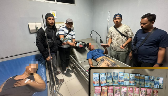 Berakhir di RS! Dua Residivis Pecah Kaca Tersungkur Usai Kecelakaan, Polisi Amankan BB Rp163 Juta