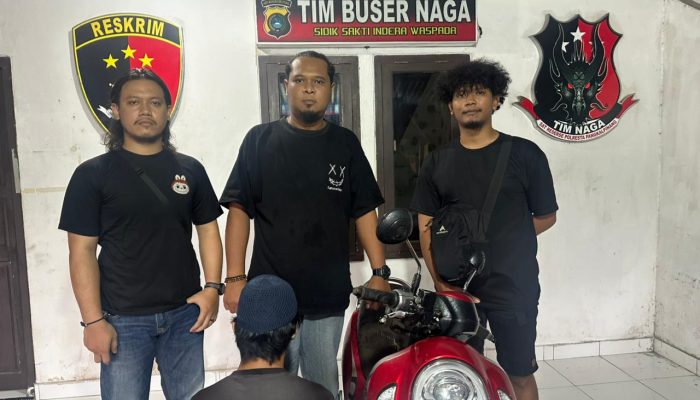 Motor Adik Ipar Dijadikan Jaminan Kasus Penggelapan Dana Kantor, Residivis Diamankan Tim Buser Naga