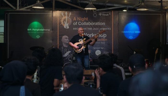 Bangun Ekosistem Musik Lokal, PT TIMAH Support Kreativitas Musisi Bangka Belitung