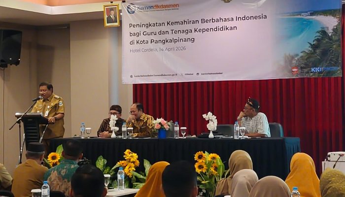 Wali Kota Pangkalpinang Dorong Peningkatan Kemahiran Bahasa Indonesia Guru Lewat PKBI dan UKBI