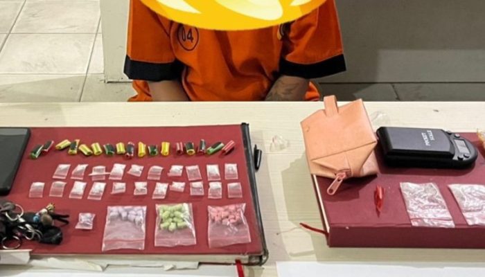 Polresta Pangkalpinang Tangkap Perempuan Pembawa Sabu dan Ekstasi, Barang Bukti Puluhan Gram Diamankan