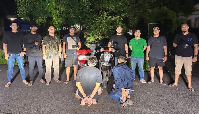 Dua Pelaku Pencurian Motor di Pangkalpinang Ditangkap, Uang Hasil Gadai Dipakai Beli Sabu
