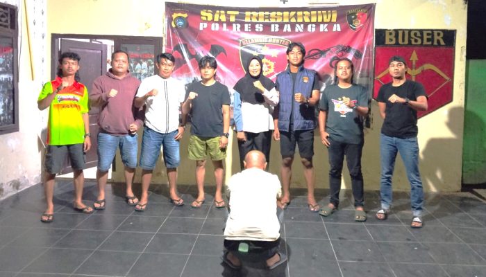 Diduga Cabuli Anak di Bawah Umur, Pria Paruh Baya Diringkus Tim Gabungan Polresta Pangkalpinang dan Polres Bangka saat Bersantai di Rumah