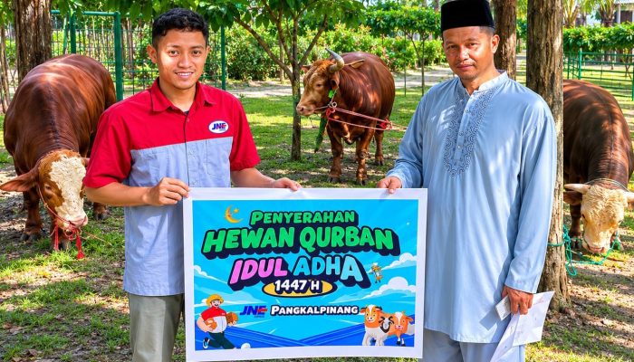 JNE Kurban 30 Sapi pada Iduladha 1447 H, Hadirkan Promo hingga Diskon Pengiriman 50 Persen