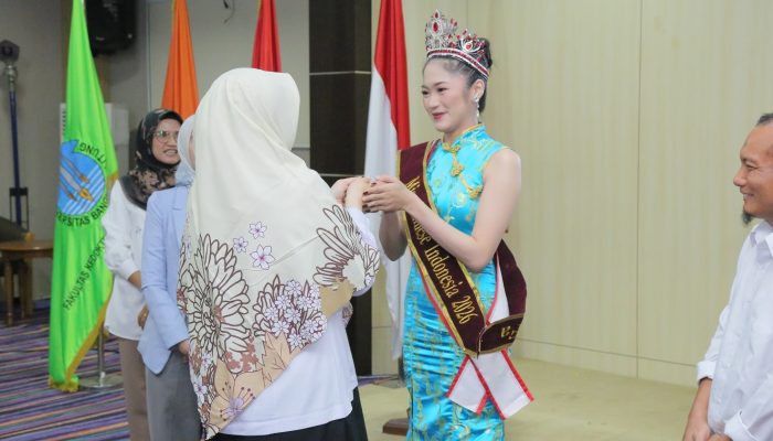 Mahasiswi UBB Wakili Indonesia di Miss Chinese World 2026