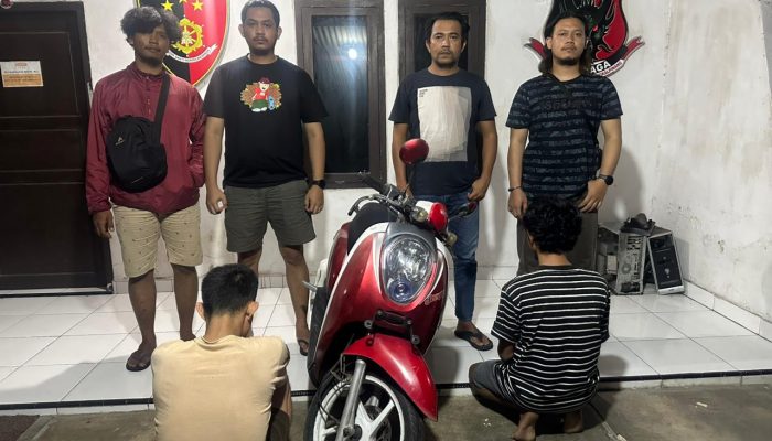 Dua Pencuri Barang Dagangan Dibekuk Buser Naga, Satu DPO Kabur ke Palembang